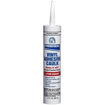 DAP 10oz Translucent Phenoseal Does It All Vinyl Adhesive Caulk