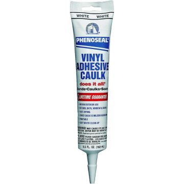 DAP 5.5oz White Phenoseal Does It All Vinyl Adhesive Caulk