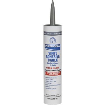 DAP 10oz Metal Gray Phenoseal Does It All Vinyl Adhesive Caulk