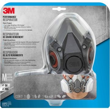 3M OV/P95 Med Performance Reusable Paint Project Respirator