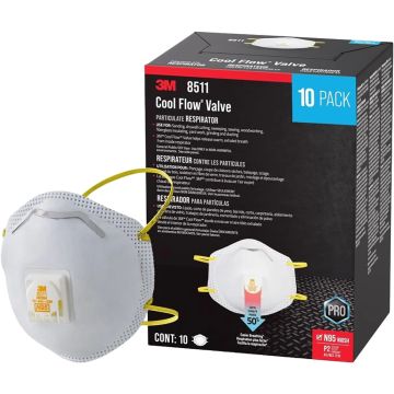 3M Sanding and Fiberglass Valved Respirator (10pk)