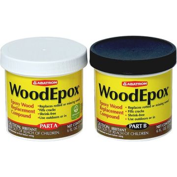 Abatron 6oz Part A + 6oz Part B WoodEpox Epoxy Wood Filler