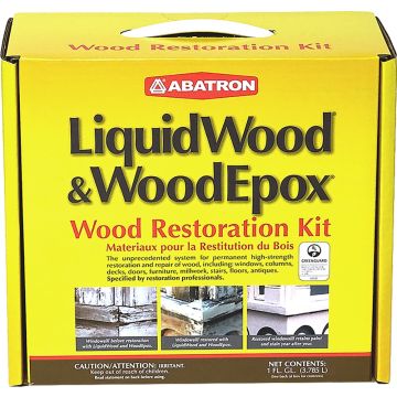 Abatron Wood Restoration Kits (2ea LiquidWood, 2ea WoodEpox)