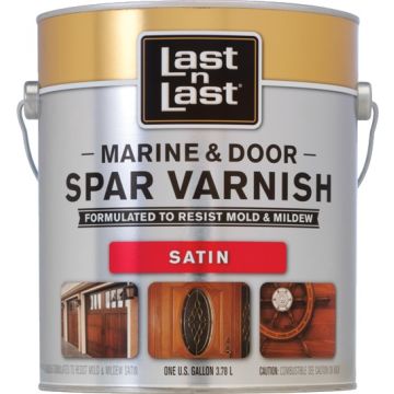 Last n Last 1gal Satin Marine & Door Oil-Based Spar Varnish