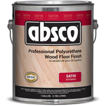 Absco 1gal Satin Polyurethane Wood Floor Finish (High Performance)