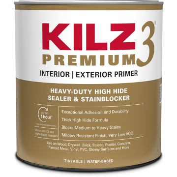 Kilz 1Qt 3 Premium Interior/Exterior Primer