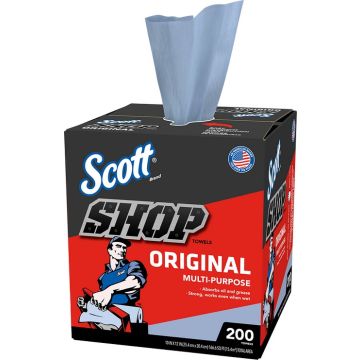 Scott Blue Shop Towels Box 200 Sheets