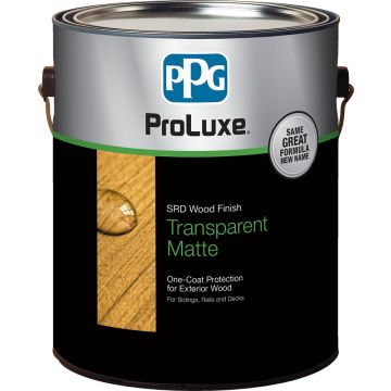 ProLuxe 1gal Cedar SRD Wood Finish Transparent Matte (High Performance)