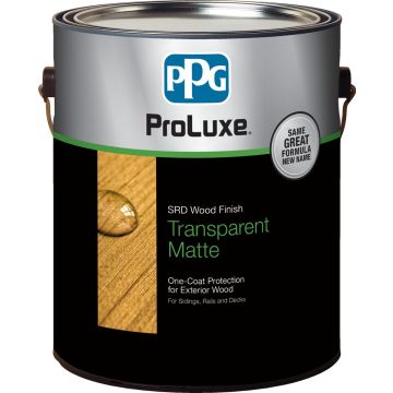 ProLuxe 1gal Ebony SRD Wood Finish Transparent Matte (High Performance)