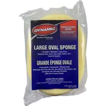 Dynamic 7.75" x 5.75" x 2.25" Professional Grade All Purpose Large Oval Sponge