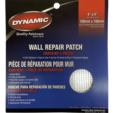 Dynamic 4" x 4" (100mm x 100mm) Drywall Repair Patch