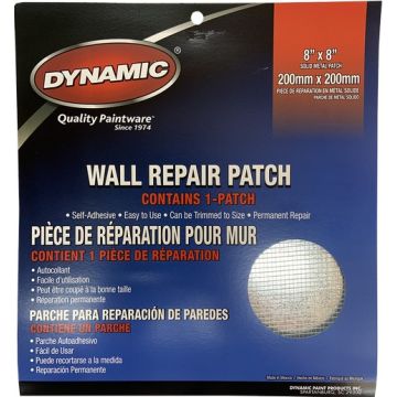 Dynamic 8" x 8" (200mm x 200mm) Drywall Repair Patch