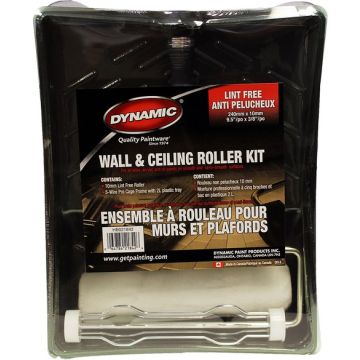 Dynamic 3/8" 3pc Wall & Ceiling Lint Free Infinity Roller Kit