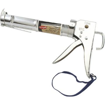Dynamic 10oz (9"/230mm) Contractor Chrome Ratchet Rod Cradle Caulk Gun
