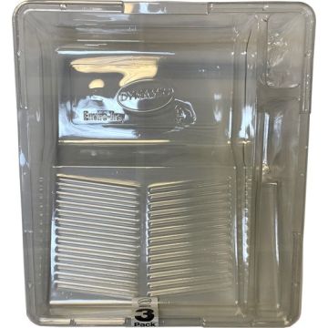 Dynamic 3.7qt (3.5l) Side Pocket Pro Series Disposable Paint Tray Liner Fits 20159 (3pk)