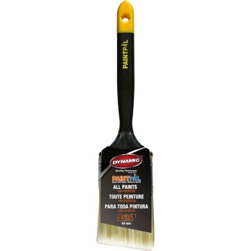Dynamic 2-1/2" (64mm) Paint Pal Angled Sash Polyester Paint Brush