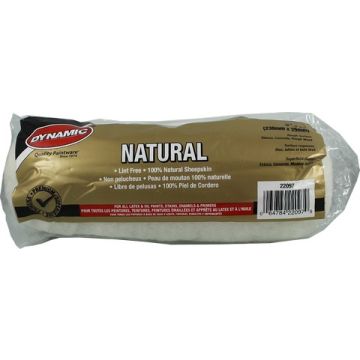 Dynamic 9" x 1" Nap Natural Sheepskin Roller Cover
