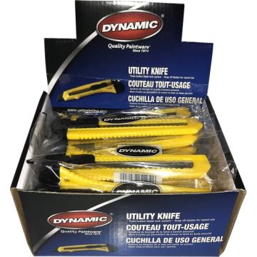 Dynamic 18mm 8pt Snap Off Utility Knife (Case of 24)