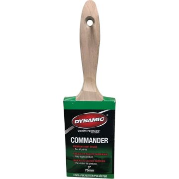 Dynamic 3" (75mm) Commander Flat Polyester Paint Brush