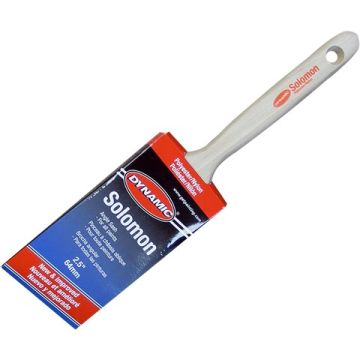 Dynamic 1-1/2" (38mm) Solomon Angled Sash Nylon Polyester Paint Brush