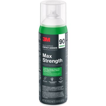 3M Super 90 Max Strength Spray Adhesive (12.6 oz) – Heavy Duty Contact Adhesive