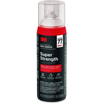 3M 7.35oz Super 77 Multi-Surface Super Strength Spray Adhesive