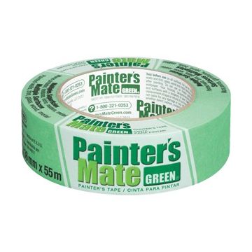 Shurtape 36mm x 55m (1.41" x 60yd) Painter's Mate Green Masking Tape