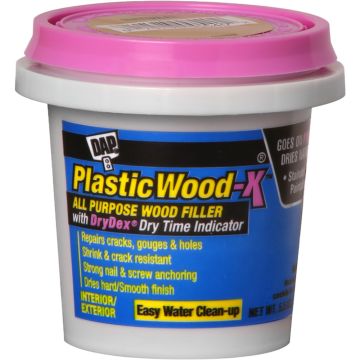 DAP 5.5oz Natural Plastic Wood-X All Purpose Wood Filler w/Drydex