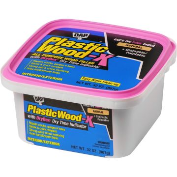 DAP qt Natural Plastic Wood-X All Purpose Wood Filler w/Drydex