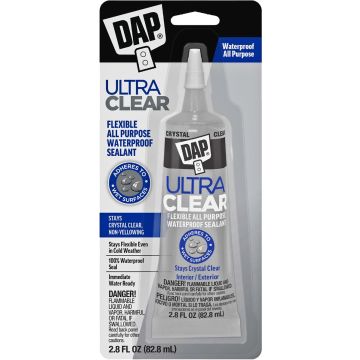 DAP 2.8oz All Purpose Ultra Clear Caulk