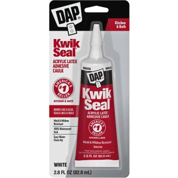 DAP 2.8oz White Kwik Seal Kitchen & Bath Caulk