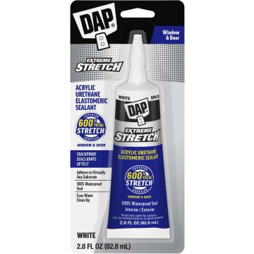 DAP 2.8oz White Extreme Stretch Sealant
