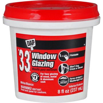 DAP .5pt White '33' Window Glazing Compound