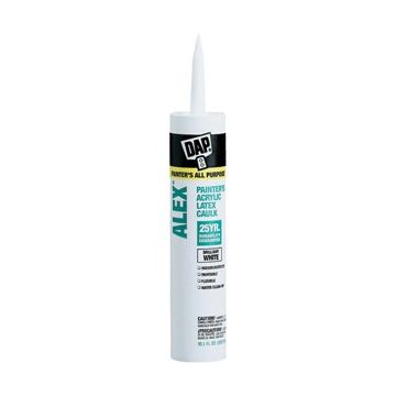 DAP 10.3oz White Alex Painters 25yr Acrylic Latex Caulk
