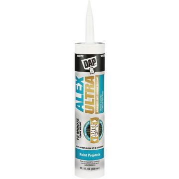 DAP 10.1oz White Alex Ultra Advanced Latex Sealant