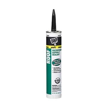 DAP 10.3oz Black Roof Waterproof Asphalt Filler & Sealant