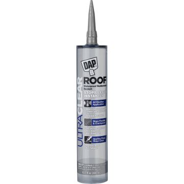 DAP 10.1oz Ultra Clear Roof Waterproof Rubberized Sealant
