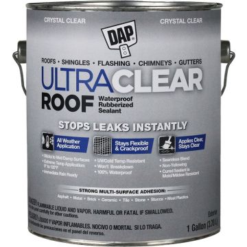 DAP 1gal Ultra Clear Roof Waterproof Rubberized Sealant