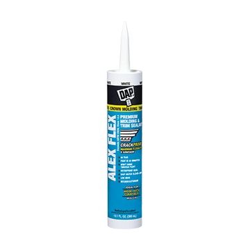 DAP 10.1oz White Alex Flex Premium Molding & Trim Acrylic Sealant