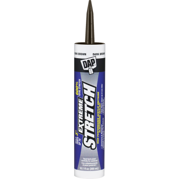 DAP 10.1oz Dark Brown Extreme Stretch Acrylic Urethane Premium Elastomeric Sealant