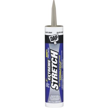 DAP 10.1oz Slate Gray Extreme Stretch Acrylic Urethane Premium Elastomeric Sealant