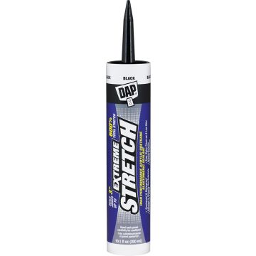 DAP 10.1oz Black Extreme Stretch Acrylic Urethane Premium Elastomeric Sealant