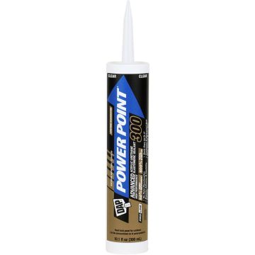 DAP 10oz Clear Power Point 300 Acrylic Urethane Elastomeric Sealant