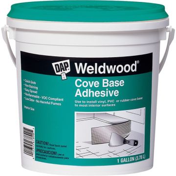 DAP 1gal Weldwood Cove Base Adhesive