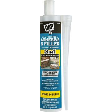 DAP 8.6oz Gray All Purpose Adhesive & Filler