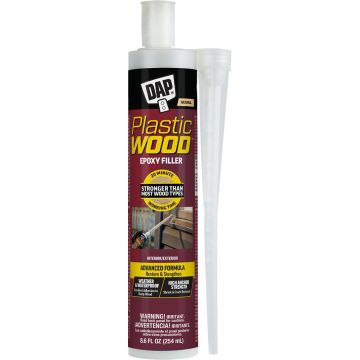 DAP 8.6oz Cartridge Plastic Wood Epoxy Filler