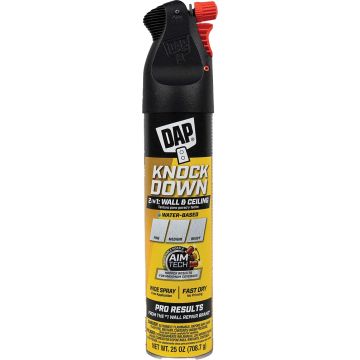 DAP 25oz White Knockdown Water Base Spray Texture