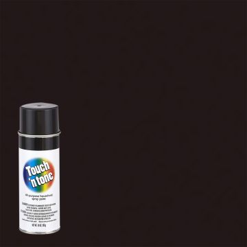 Derusto 12oz Gloss Black Touch 'n Tone All Purpose Spray Paint