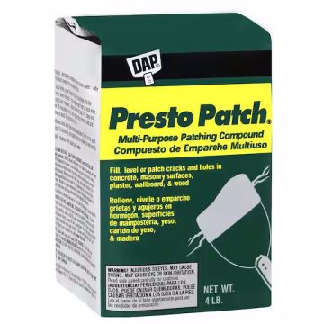 DAP 4Lb White Presto Patch Multi-Purpose Patching Compound (Dry Mix)