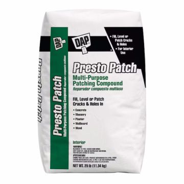 DAP 25lb White Presto Patch Multi-Purpose Patching Compound (Dry Mix)